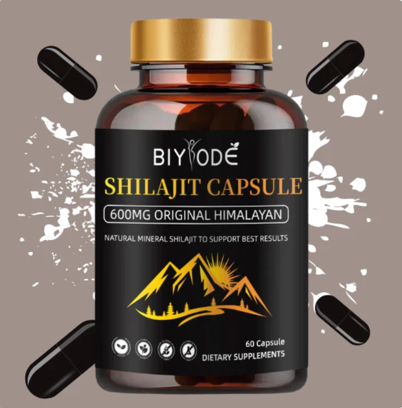 Shilajit in capsules