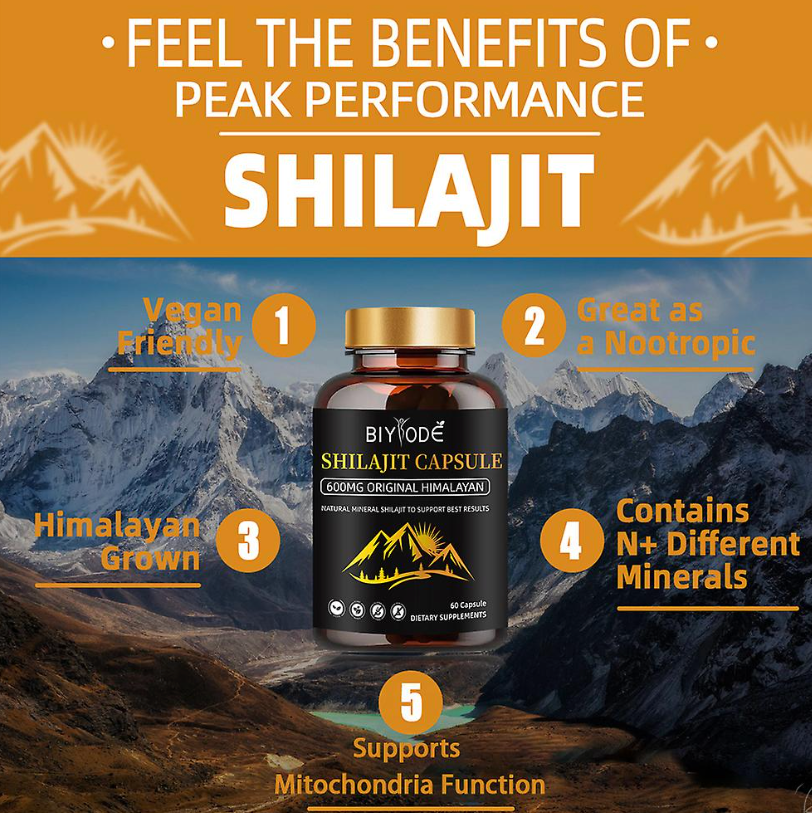 Shilajit in capsules