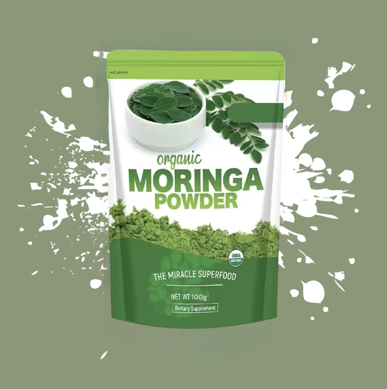 Moringa in polvere